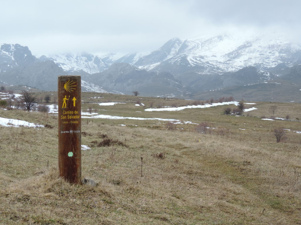 The Camino de San Salvador through the Cantabrian Mountains.